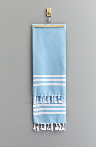 Esra Stripe Hammam Towel | Blue