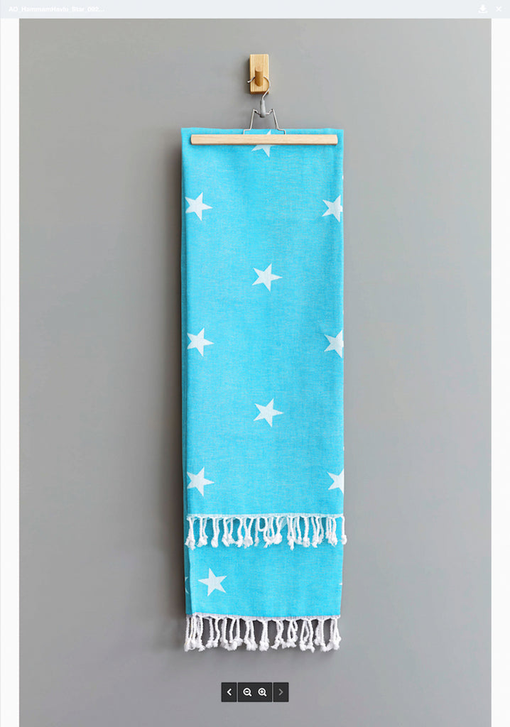 Yildiz Star Hammam Towel | Blue
