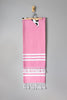 Esra Printed Leopard Star Hammam Towel | Pink