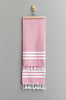Esra Stripe Hammam Towel | Pink