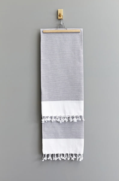 Taze Stripe Hammam Towel | Indigo
