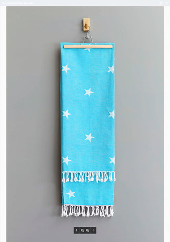 Yildiz Star Hammam Towel | Blue